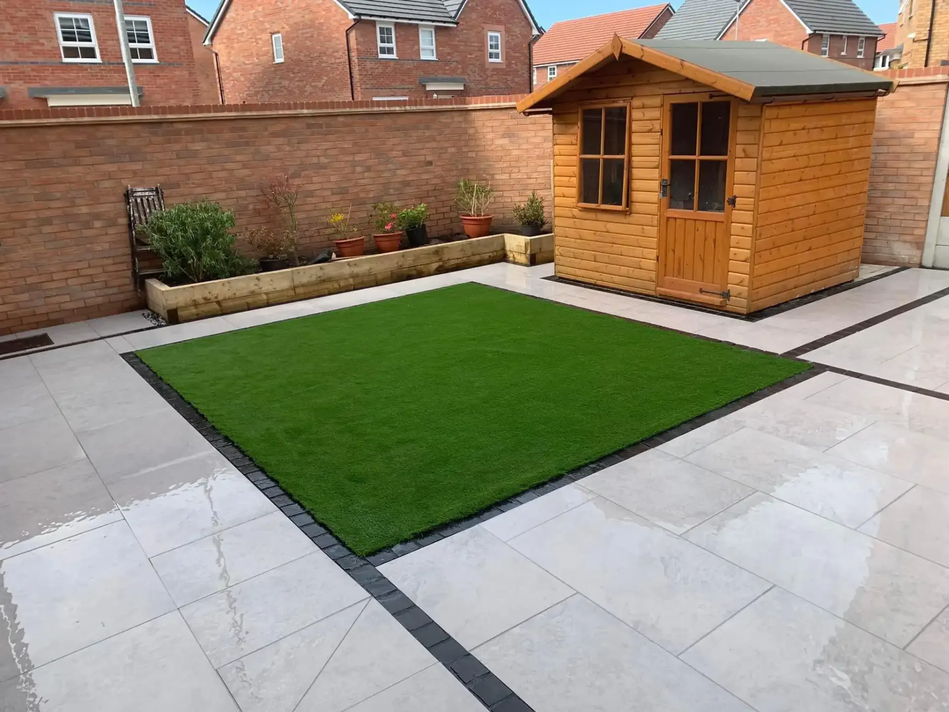 Artificial Grass installation 5