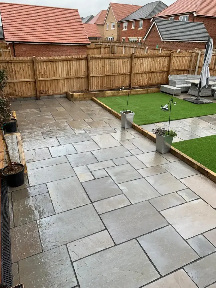 Indian Stone Landscaped Garden Stoke on Trent