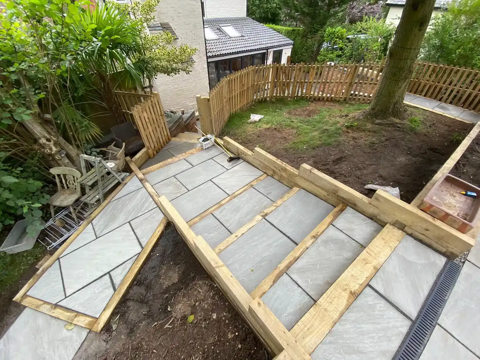 Paving installation 7